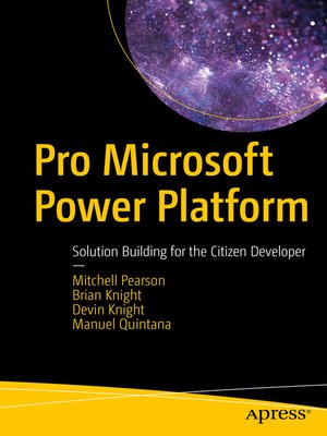cover image of Pro Microsoft Power Platform